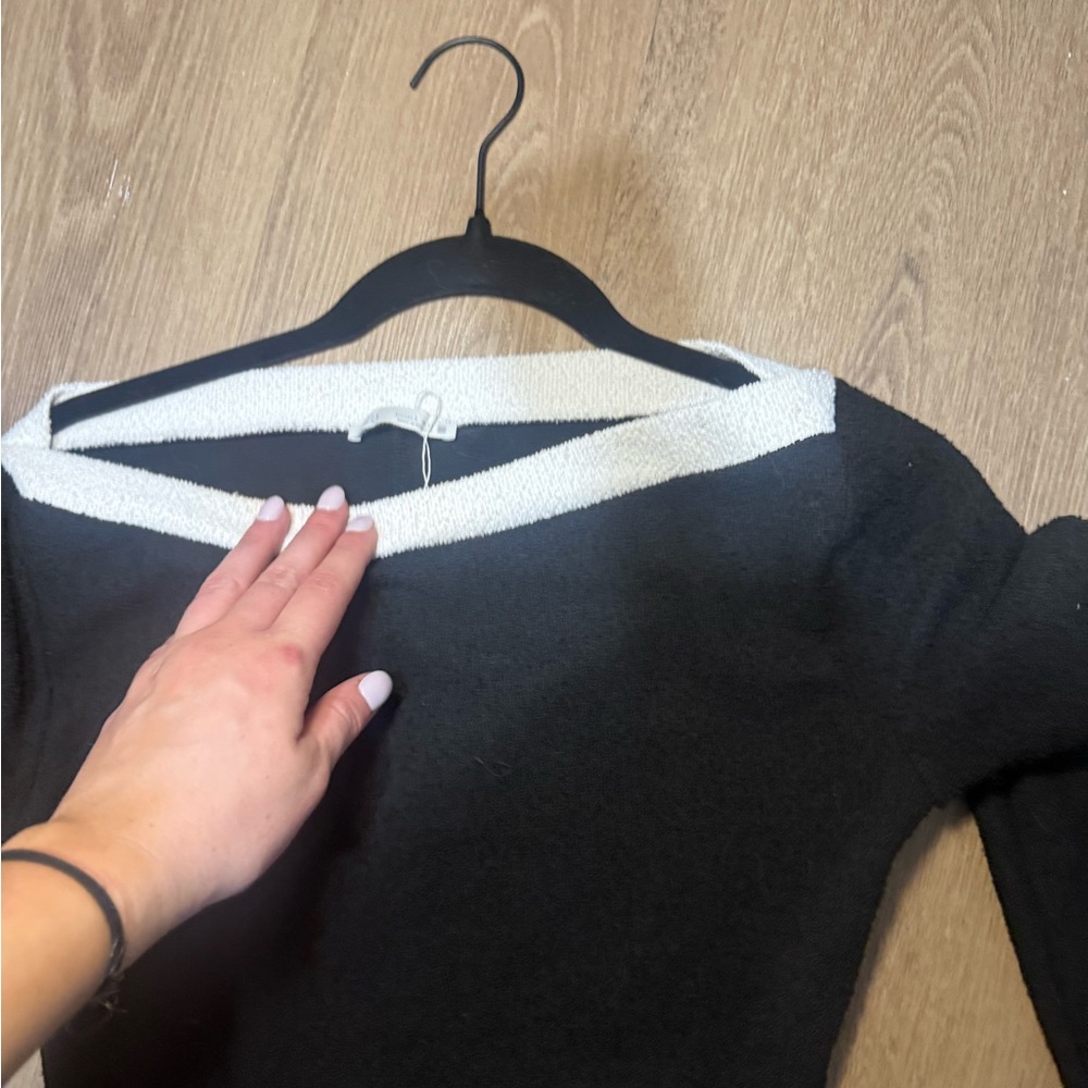 ZARA fitted black top S - Picture 4 of 13